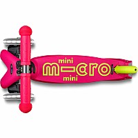 Micro Kickboard Mini Deluxe Foldable LED Scooter - New Neon Colors