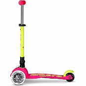 Micro Kickboard Mini Deluxe Foldable LED Scooter - New Neon Colors
