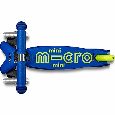 Micro Kickboard Mini Deluxe Foldable LED Scooter - New Neon Colors