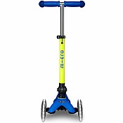 Micro Kickboard Mini Deluxe Foldable LED Scooter - New Neon Colors