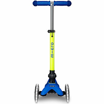 Micro Kickboard Mini Deluxe Foldable LED Scooter - New Neon Colors