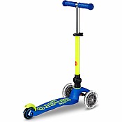Micro Kickboard Mini Deluxe Foldable LED Scooter - New Neon Colors