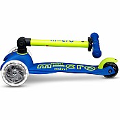 Micro Kickboard Mini Deluxe Foldable LED Scooter - New Neon Colors