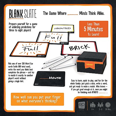Original Blank Slate Board Game (Refreshed)