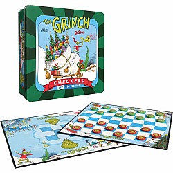 The Grinch Checkers and Tic Tac Toe Tin
