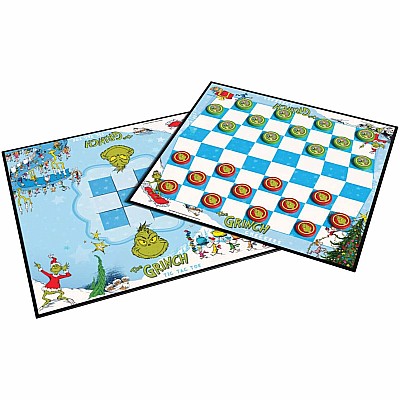 The Grinch Checkers and Tic Tac Toe Tin