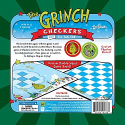 The Grinch Checkers and Tic Tac Toe Tin