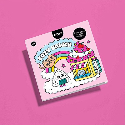 Cozy Art Kawaii Coloring Notebook