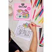 Cozy Art Kawaii Coloring Notebook