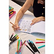 Cozy Art Yummy Food Coloring Notebook