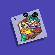 Cozy Art Tiny House Coloring Notebook