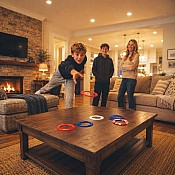 Disc Go! Mini Travel Disc Game - Red, White, & Blue