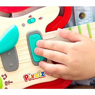 Pixelz Rainbow Rock Pixel Guitar