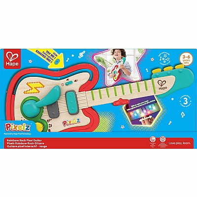 Pixelz Rainbow Rock Pixel Guitar