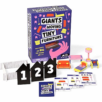 Giants Moving Tiny Furniture Party Game