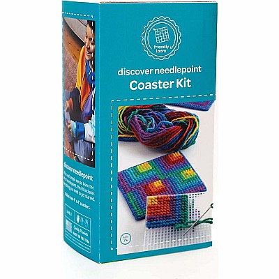 Discover Needlepoint Coaster Kit
