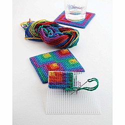 Discover Needlepoint Coaster Kit