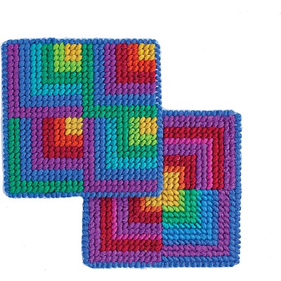 Discover Needlepoint Coaster Kit