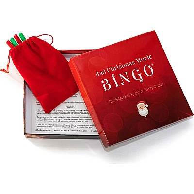 Bad Christmas Movie Bingo Party Game
