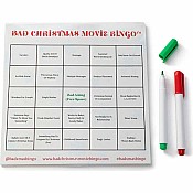 Bad Christmas Movie Bingo Party Game