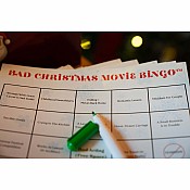 Bad Christmas Movie Bingo Party Game