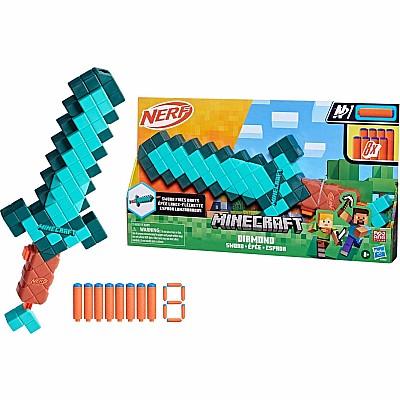NERF Minecraft Diamond Sword