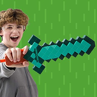 NERF Minecraft Diamond Sword