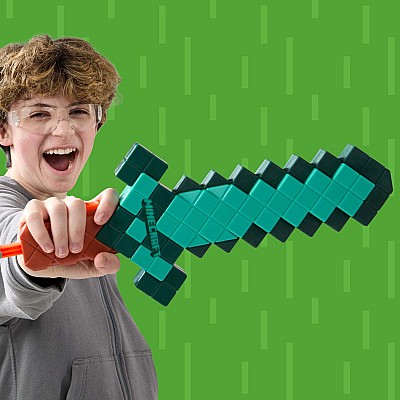 NERF Minecraft Diamond Sword