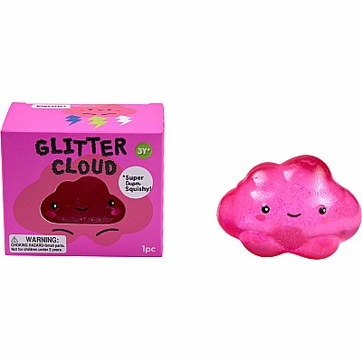 J'adore Glitter Cloud Squishy