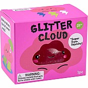J'adore Glitter Cloud Squishy