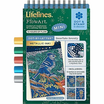 Lifelines FlowArt Mini Dot-By-Letter Metallic Ink - Winter Collection