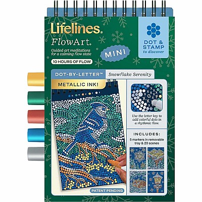 Lifelines FlowArt Mini Dot-By-Letter Metallic Ink - Winter Collection