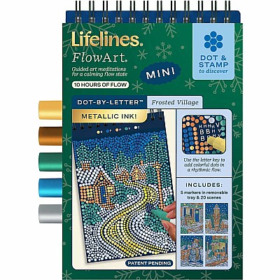 Lifelines FlowArt Mini Dot-By-Letter Metallic Ink - Winter Collection