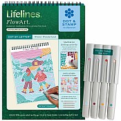 Lifelines FlowArt Dot-By-Letter - Winter Wonderland