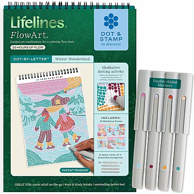 Lifelines FlowArt Dot-By-Letter - Winter Wonderland