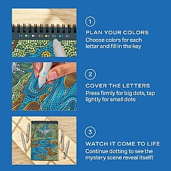 Lifelines FlowArt Dot-By-Letter Metallic Ink - Majestic Earth