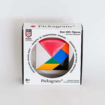 Pickagram Magnetic 3D Art Tangram Puzzle