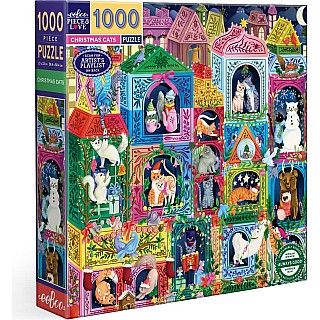 Christmas Cats 1000 Piece Puzzle