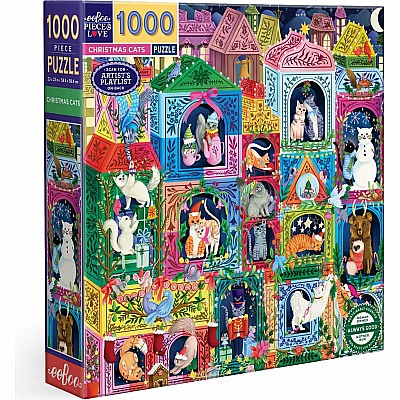 Christmas Cats 1000 Piece Puzzle