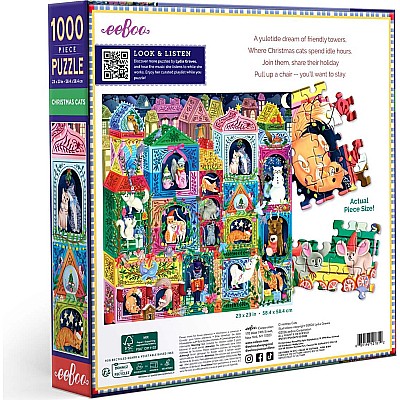 Christmas Cats 1000 Piece Puzzle