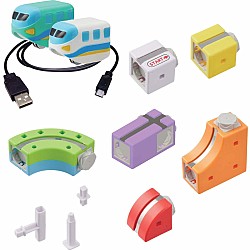 Rail Cube Magnetic Monorail Deluxe Block Set