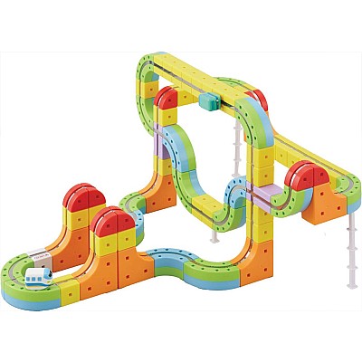 Rail Cube Magnetic Monorail Deluxe Block Set