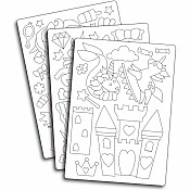 Peel & Press Foil Fun Art Kit - Unicorns & Princesses