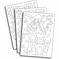 Peel & Press Foil Fun Art Kit - Unicorns & Princesses