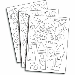 Peel & Press Foil Fun Art Kit - Unicorns & Princesses