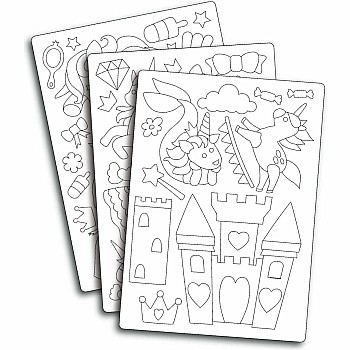 Peel & Press Foil Fun Art Kit - Unicorns & Princesses
