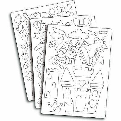 Peel & Press Foil Fun Art Kit - Unicorns & Princesses