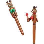 Boxing Reindeer Action Pens