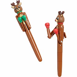 Boxing Reindeer Action Pens