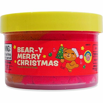 Bear-y Merry Christmas Cloud Dough Slime